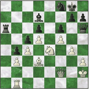Game position after 32...f6