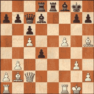 Game position after 19.Bh5!